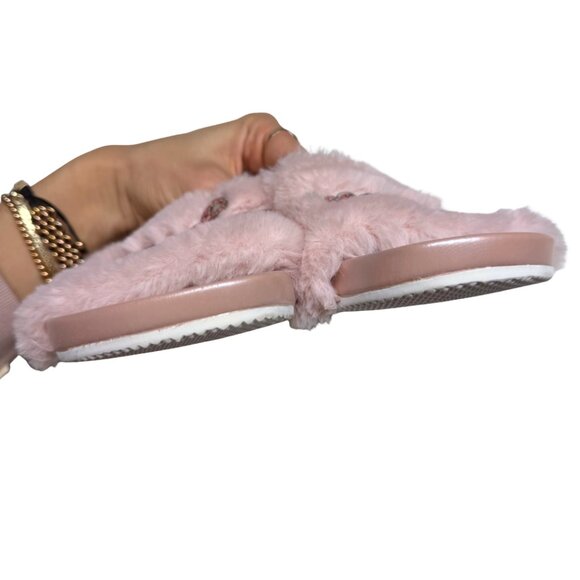 Betsey Johnson “Lori” Bridesmaid Faux Fur Slides – Women’s 8 – NEW - Picture 5 of 11